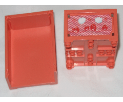 Scala Box 7 x 7 x 3 with 3 Sides with Vehicles Pattern (Stickers) - Set 3290