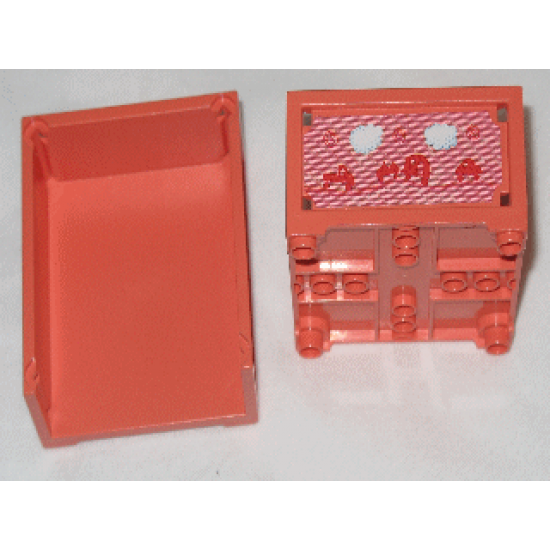 Scala Box 7 x 7 x 3 with 3 Sides with Vehicles Pattern (Stickers) - Set 3290