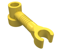 Bar 1 x 3 with Clip and Stud Receptacle (Robot Arm)