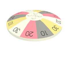 Dish 8 x 8 Inverted (Radar) with Wheel of Fortune Pattern