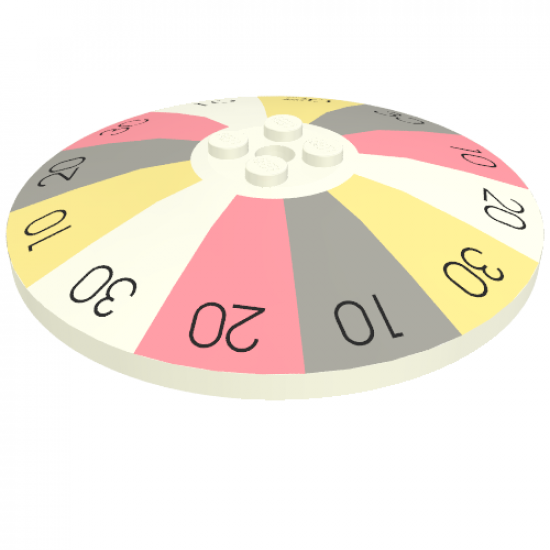 Dish 8 x 8 Inverted (Radar) with Wheel of Fortune Pattern