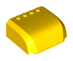 Windscreen 5 x 6 x 2 Curved Top Canopy with 4 Studs