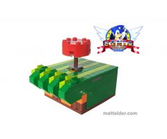 Sonic the Hedgehog: 8x8 Spring Platform: Green Hill Zone Modular