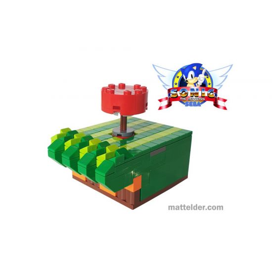 Sonic the Hedgehog: 8x8 Spring Platform: Green Hill Zone Modular