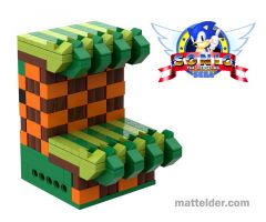 Sonic the Hedgehog: 8x8 Platform Split Level: Green Hill Zone Modular