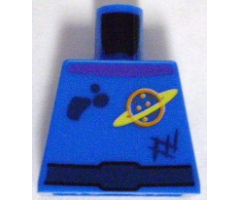 Torso Space Ringed Planet and Black Belt, Dirt Stains Pattern