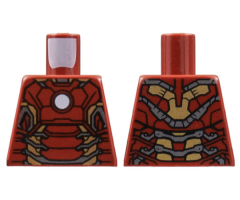 Torso Armor with White Circle and Gold Plates (Mark 43) Pattern