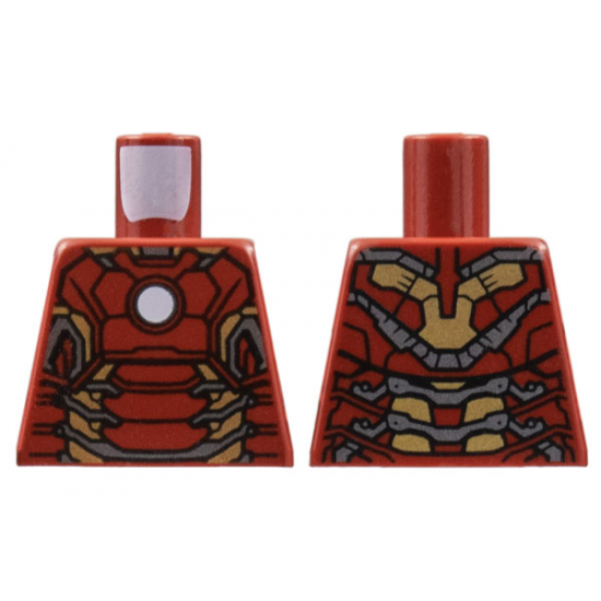 Torso Armor with White Circle and Gold Plates (Mark 43) Pattern