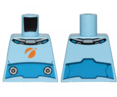 Torso Spacesuit with Blue Wide Belt Pattern