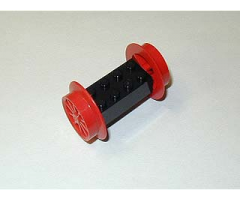 Wheel Brick, Modified 2 x 4 with Wheels, Train Spoked Large (29mm D.) Red Wheels and Pins