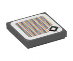 Tile 2 x 2 with Super Mario Scanner Code Television (TV) Pattern (Sticker) - Set 71374