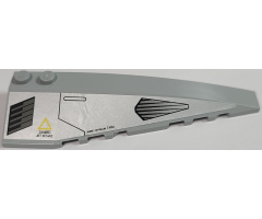 Wedge 10 x 3 Right with Jet Intake and Exhaust Ports Pattern (Sticker) - Set 8630