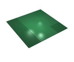 Baseplate, Road 32 x 32 9-Stud T Intersection No Pattern