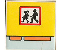 Duplo, Tile 2 x 2 x 1 with Community Mosaic Picture 05 Pattern (Set 9221)