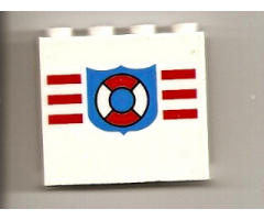 Panel 1 x 4 x 3 with Coast Guard Pattern (Sticker) - Set 6338
