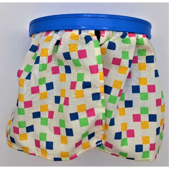 Duplo, Furniture Shower Plate 6 x 5 with Cloth Shower Curtains