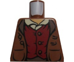 Torso LotR Jacket and Red Vest Pattern (Frodo)