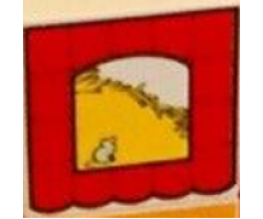 Duplo, Tile 2 x 2 x 1 with Stable Mosaic Picture 06 Pattern (Set 9220)