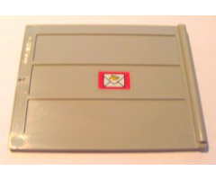 Door Sliding - Type 2 with Mail Envelope Pattern Model Right Inner (Sticker) - Set 4564