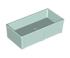 Duplo Animal Accessory Feeding Trough 2 x 4 x 1 with Straight Sides