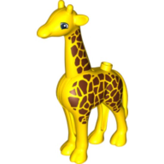 Duplo, Animal Giraffe Adult Large, Eyes Squared Pattern