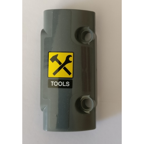 Technic, Panel Curved 7 x 3 with 2 Pin Holes through Panel Surface with 'TOOLS' and Tools Pattern (Sticker) - Set 42082