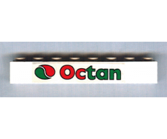 Brick 1 x 8 with Octan Logo Pattern (Sticker) - Set 6539