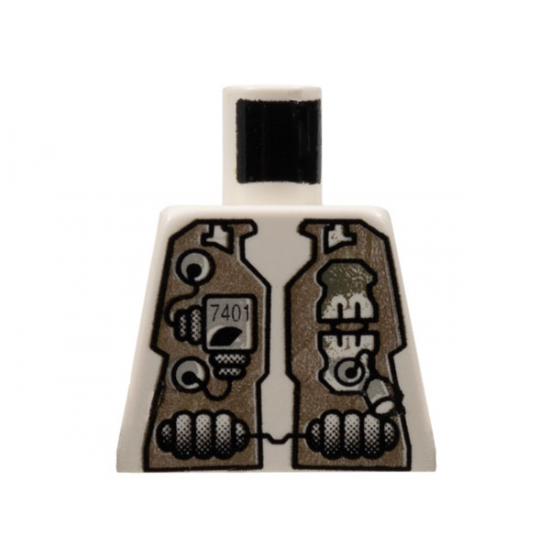Torso Space LoM Spacesuit with '7401' Pattern