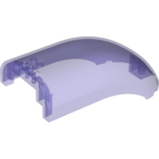 Windscreen 16 x 8 x 6 Curved with 3 Pin Holes