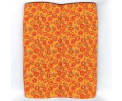 Scala Cloth Mattress with Middle Seam and Multicolor Circles Pattern