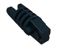 Hinge Cylinder 1 x 3 Locking with 1 Finger and 2 Fingers on Ends, 9 Teeth, without Hole