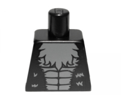 Torso Bat with Dark Bluish Gray Fur Pattern