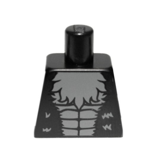 Torso Bat with Dark Bluish Gray Fur Pattern