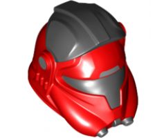 Minifigure, Headgear Helmet SW TIE Pilot, Dual Molded, Red Major Vonreg Pattern