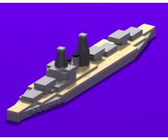 1:560 scale Wyoming class dreadnought