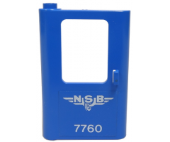 Door 1 x 4 x 5 Train Left with Norwegian 'NSB 7760' Pattern (Sticker) - Set 7760