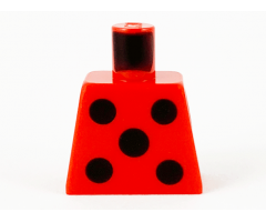 Torso with 5 Black Circles Pattern