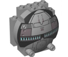 Windscreen 3 x 6 x 5 Bubble with Sith Infiltrator (7663) Pattern