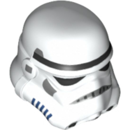 Minifigure, Headgear Helmet SW Stormtrooper, 2 Chin Holes Pattern