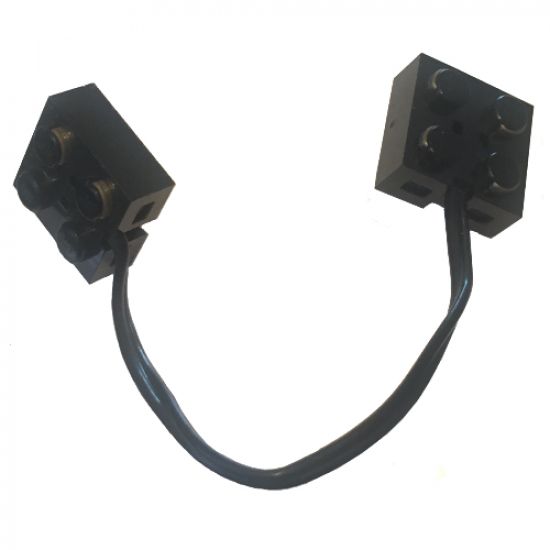 Electric, Wire with Brick 2 x 2 x 2/3 Pair, 17 Studs Long