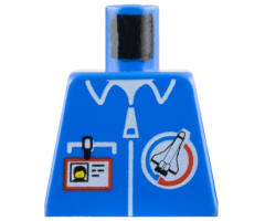 Torso Launch Command Logo, Zipper and ID Badge Pattern