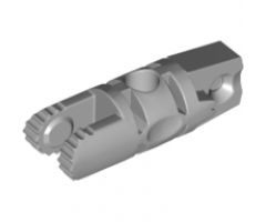 Hinge Cylinder 1 x 3 Locking with 1 Finger and 2 Fingers on Ends, 7 Teeth, with Hole