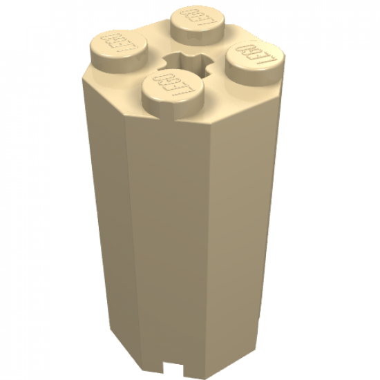 Brick, Modified Octagonal 2 x 2 x 3 1/3