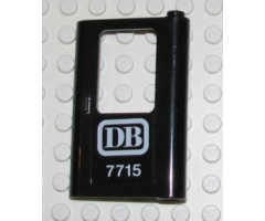 Door 1 x 4 x 5 Train Right with 'DB 7715' Pattern (Sticker) - Set 7715