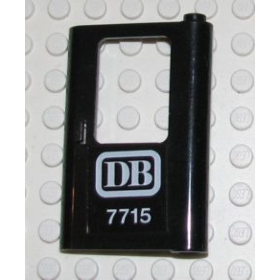Door 1 x 4 x 5 Train Right with 'DB 7715' Pattern (Sticker) - Set 7715