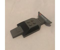 Vehicle Top Fast Food Racer 4 x 10 with Sloped Black Windshield and Rear Spoiler