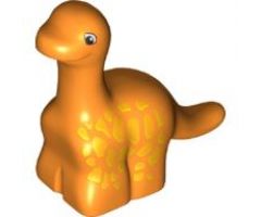 Duplo, Animal Dinosaur Brachiosaurus Baby with Yellow Spots Pattern
