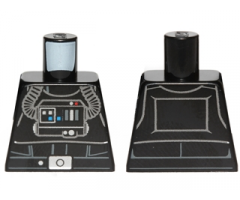 Torso SW TIE Pilot, Detailed with Back Printing Pattern