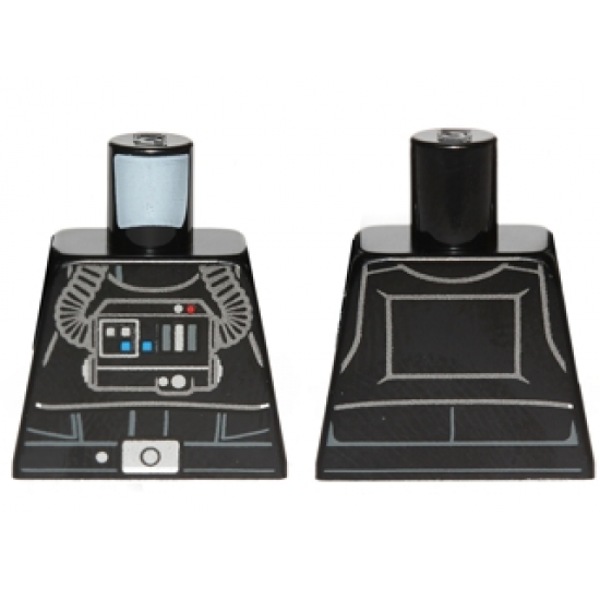 Torso SW TIE Pilot, Detailed with Back Printing Pattern