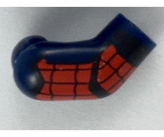 Arm, Right with Black and Red Webbing, Chevron Pattern